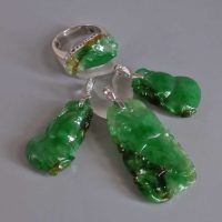 Green Jadeite Carved Pendant, carved jade pendants for sale, carved jade jewelry antique, jadeite pendant singapore, vintage carved jade pendant, jade jewellery singapore, Gem Gardener