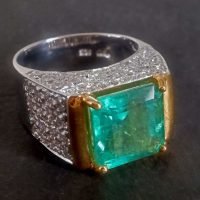 Panjshir Emerald Ring, Afghanistan Emerald Ring, afghanistan emerald vs colombian emerald, afghan emeralds for sale, vintage emerald rings uk for sale, etsy vintage emerald rings, emerald ring singapore