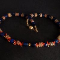 Roman Glass Necklace, ancient roman jewelry reproductions, ancient style jewelry for sale