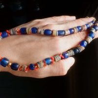 Roman Glass Necklace, ancient roman jewelry reproductions, ancient style jewelry for sale