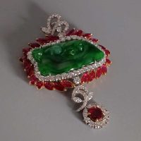 imperial green jade pendant, imperial jade necklace, haute couture jade, high end jade jewelry, jade pendant singapore, high quality jade pendant, statement pendant necklace jade, Gem Gardener