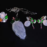 lavender jade jewelry, Light Lavender Jade, high quality purple jade, light purple jade, lavender jade earrings, lavender jade pendant, icy white jade ring, fine jade jewelry hong kong, jade jewellery singapore, Gem Gardener