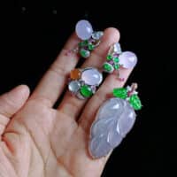 lavender jade jewelry, Light Lavender Jade, high quality purple jade, light purple jade, lavender jade earrings, lavender jade pendant, icy white jade ring, fine jade jewelry hong kong, jade jewellery singapore, Gem Gardener