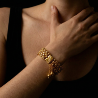 Chinese Gold Bracelet, traditional chinese gold jewelry, gold lace bracelet, antique chinese gold bracelet, peranakan gold bracelet, antique peranakan jewellery, chinese gold jewellery online shopping, Gem Gardener