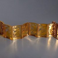 Dragon Phoenix Gold Bracelet, chinese gold bracelet 24k, chinese gold bracelet wedding, vintage wedding jewelry bracelets, chinese wedding traditional jewellery, wedding jewellery singapore, Gem Gardener