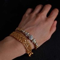 Chinese Gold Bracelet, traditional chinese gold jewelry, gold lace bracelet, antique chinese gold bracelet, peranakan gold bracelet, antique peranakan jewellery, chinese gold jewellery online shopping, Gem Gardener