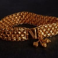Chinese Gold Bracelet, traditional chinese gold jewelry, gold lace bracelet, antique chinese gold bracelet, peranakan gold bracelet, antique peranakan jewellery, chinese gold jewellery online shopping, Gem Gardener