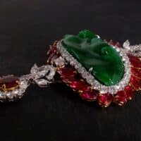 imperial green jade pendant, imperial jade necklace, haute couture jade, high end jade jewelry, jade pendant singapore, high quality jade pendant, statement pendant necklace jade, Gem Gardener