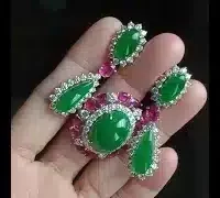 jade ruby diamond ring earrings video