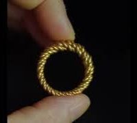 24k rope twist ring viking video