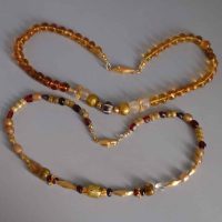 ancient gold necklace, antique glass jewelry, ancient greek jewelry for sale, ancient amber jewelry, ancient jewellery, Gem Gardener
