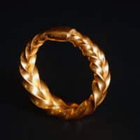 Thick Gold Twist Ring, solid gold thumb ring, wide gold twist ring, viking gold wedding ring, roman gold ring singapore, custom 24k gold ring, Gem Gardener