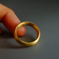 Roman Gold Band Ring, viking jewelry gold ring, viking gold ring for sale, roman style gold ring, heavy gold ring mens, 24k solid gold ring mens, 24k solid gold wedding band, solid gold wedding band womens, solid gold wedding band mens, Gem Gardener