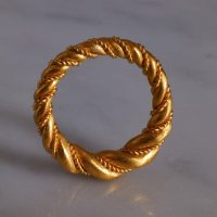 braided twist band ring, viking twisted ring, fine jewelry twist ring, wreath wedding ring, twisted wedding ring band, custom wedding ring singapore, viking gold wedding ring