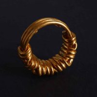 Gold Puzzle Ring, 24k solid gold ring mens, chunky gold rings mens, ancient style rings for sale, roman gold ring singapore, Gem Gardener