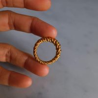 Rope Gold Ring, viking gold wedding ring, rope ring gold wedding band, 24k gold wedding rings set, viking jewelry rings, custom viking rings, wedding rings singapore, Gem Gardener