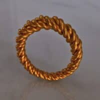 Rope Gold Ring, viking gold wedding ring, rope ring gold wedding band, 24k gold wedding rings set, viking jewelry rings, custom viking rings, wedding rings singapore, Gem Gardener