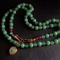Long Jade Bead Necklace, long green jade bead necklace, extra long beaded necklace, chrysoprase jade bead necklace, chrysoprase beaded necklace, vintage jade beaded necklace, double strand beaded necklace gold, fine beaded gold necklace, gold beaded necklace with pendant, beaded jewellery singapore