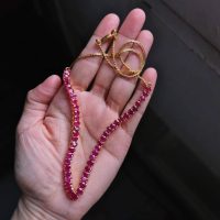 Burmese Ruby Necklace, burmese ruby necklace for sale, burma ruby necklace, ruby unheated jewelry, ruby jewellery singapore, vintage ruby necklace, ruby necklace singapore, Gem Gardener