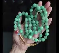 jade chrysoprase rope bead necklace video
