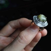 Cat's Eye Chrysoberyl Ring, cats eye diamond ring, cat's eye engagement ring, cat eye stone ring, cats eye diamond chrysoberyl, cat eye stone singapore, Gem Gardener