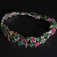 vintage jade bracelet, vintage jade jewelry for sale, chinese jade bracelet, jade and diamond bracelet, tutti frutti gemstone bracelet, ruby jade bracelet, jade jewellery singapore, Gem Gardener