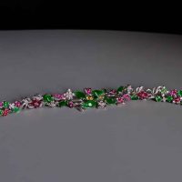 vintage jade bracelet, vintage jade jewelry for sale, chinese jade bracelet, jade and diamond bracelet, tutti frutti gemstone bracelet, ruby jade bracelet, jade jewellery singapore, Gem Gardener