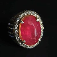 mens large ruby ring, mens ruby rings for sale, large vintage ruby ring, large natural ruby ring, mens ring singapore, unheated ruby ring, ruby mens rings etsy, ruby ring singapore, Gem Gardener