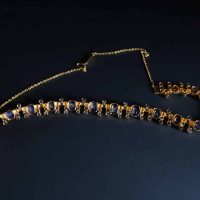 Blue Sapphire Necklace Gold, vintage blue sapphire necklace, blue sapphire necklace singapore, burmese sapphire necklace, sapphire jewellery singapore, buy sapphire necklace earring set, natural blue sapphire necklace for sale, Gem Gardener