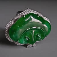 Imperial Green Jade Ring, imperial green jadeite, imperial green jadeite for sale, old mine jadeite, 老坑, 老坑翡翠, jade pendant singapore, fine jade jewelry hong kong, Gem Gardener