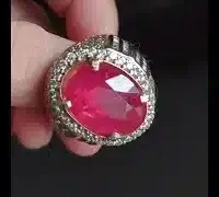 unheated ruby men ring video