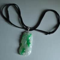 carved jade pendant, translucent jade pendant, carved jade pendants for sale, jade pendant singapore, fine jade jewelry hong kong, green jadeite carved pendant, Gem Gardener