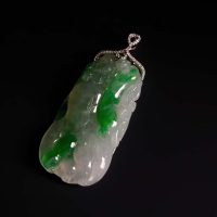 carved jade pendant, translucent jade pendant, carved jade pendants for sale, jade pendant singapore, fine jade jewelry hong kong, green jadeite carved pendant, Gem Gardener