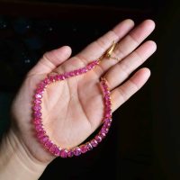 30ctw Burmese Ruby YG Necklace 3