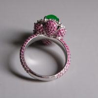 Icy Green Jadeite, icy jadeite ring,ice jade ring, Glassy Jadeite, icy jade engagement ring, icy green jade, jadeite ring singapore, Jade jewellery singapore, high quality jade jewelry, Gem Garrdener