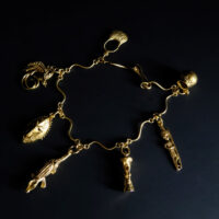 Vintage Totem Charm Bracelet 18k