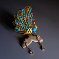 antique peacock brooch, vintage peacock brooch, antique turquoise brooch, vintage turquoise brooch, antique gold brooches for sale, antique gold brooch for men, vintage brooch singapore, gold brooch singapore, peacock jewelry, Gem Gardener