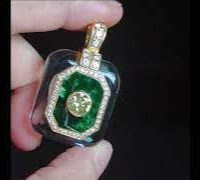 jade quartz diamond pendant video