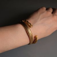 Solid Gold Cuff Bangle, gold twisted cuff bangle, 24k Gold Bangle Bracelet, gold bangle antique bracelet, antique gold chinese jewelry, 24k antique gold, antique gold bangles for sale, chinese 24k gold bangle, antique peranakan jewellery, Gem Gardener