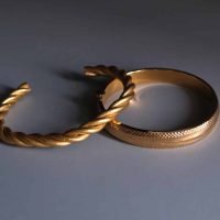 Solid Gold Cuff Bangle, gold twisted cuff bangle, 24k Gold Bangle Bracelet, gold bangle antique bracelet, antique gold chinese jewelry, 24k antique gold, antique gold bangles for sale, chinese 24k gold bangle, antique peranakan jewellery, Gem Gardener
