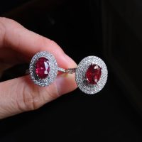 unheated ruby ring, oval ruby ring, natural unheated untreated ruby, ruby ring singapore, ruby engagement ring with diamonds, ruby engagement ring singapore, ruby halo rings for sale, Gem Gardener