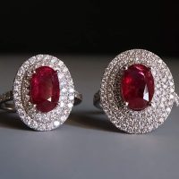 unheated ruby ring, oval ruby ring, natural unheated untreated ruby, ruby ring singapore, ruby engagement ring with diamonds, ruby engagement ring singapore, ruby halo rings for sale, Gem Gardener