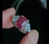 5ct unheated ruby ring video