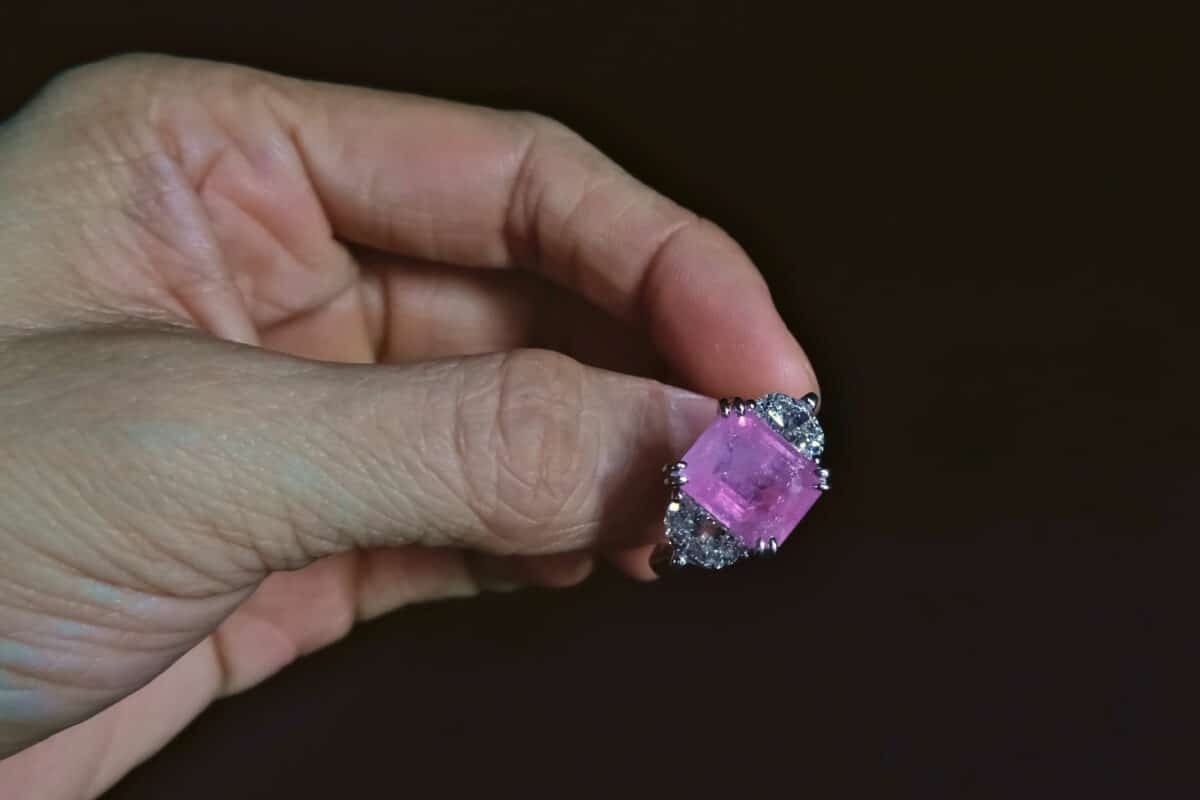 Pink sapphire ring price 2025