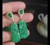 carved jade earrings video