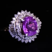 purple sapphire ring, purple pink sapphire ring, burma sapphire ring, unheated purple sapphire ring, burmese sapphire engagement ring, purplish pink sapphire price, purple sapphire engagement rings, engagement ring singapore, Gem Gardener