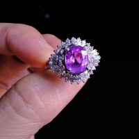 purple sapphire ring, purple pink sapphire ring, burma sapphire ring, unheated purple sapphire ring, burmese sapphire engagement ring, purplish pink sapphire price, purple sapphire engagement rings, engagement ring singapore, Gem Gardener