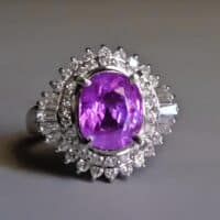 purple sapphire ring, purple pink sapphire ring, burma sapphire ring, unheated purple sapphire ring, burmese sapphire engagement ring, purplish pink sapphire price, purple sapphire engagement rings, engagement ring singapore, Gem Gardener