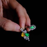 玻璃种, glassy jadeite, glass jadeite burma, icy green jade pendant, icy jade ring, ice jade jewelry for sale, 冰种翡翠, jade jewellery singapore, Gem Gardener