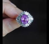 purple burma sapphire ring video